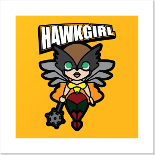 Tooniefied Hawkgirl Posters and Art